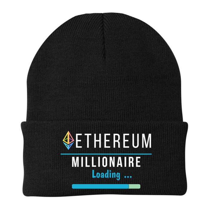 Ethereum Millionaire Loading, Blockchain, ETH Crypto, HODL ETH Beanie