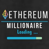 Ethereum Millionaire Loading, Blockchain, ETH Crypto, HODL ETH Beanie