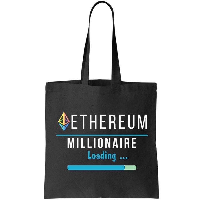 Ethereum Millionaire Loading, Blockchain, ETH Crypto, HODL ETH Bag
