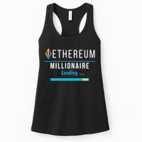 Ethereum Millionaire Loading, Blockchain, ETH Crypto, HODL ETH Womens Tank Top