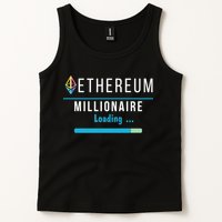 Ethereum Millionaire Loading, Blockchain, ETH Crypto, HODL ETH Tank Top