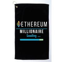 Ethereum Millionaire Loading, Blockchain, ETH Crypto, HODL ETH Golf Towel