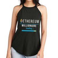 Ethereum Millionaire Loading, Blockchain, ETH Crypto, HODL ETH Women's Perfect Tri Rocker Tank