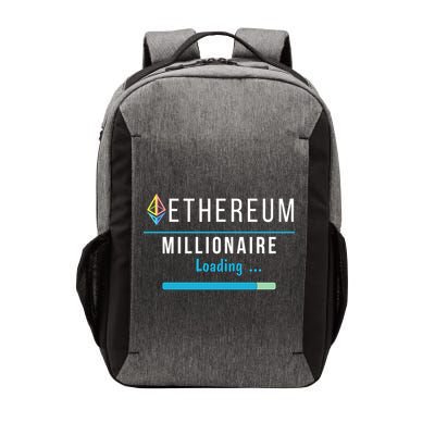 Ethereum Millionaire Loading, Blockchain, ETH Crypto, HODL ETH Vector Backpack