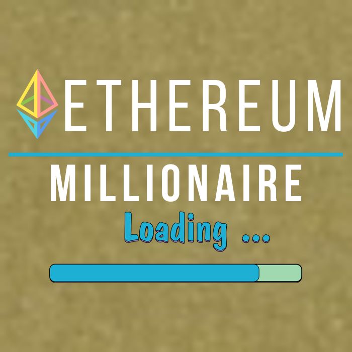 Ethereum Millionaire Loading, Blockchain, ETH Crypto, HODL ETH Garment-Dyed Women's Muscle Tee