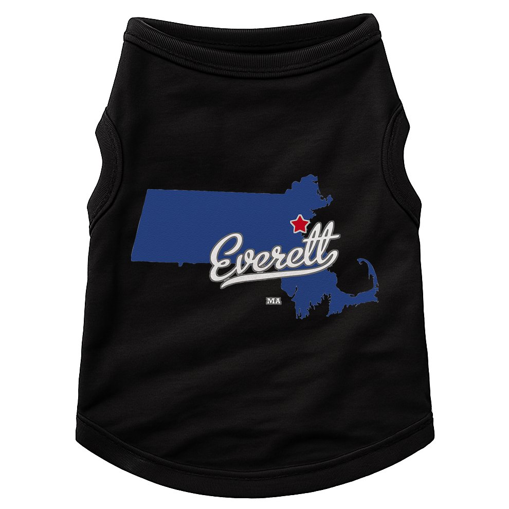 Everett Massachusetts MA Map Doggie Tank