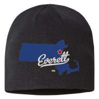 Everett Massachusetts MA Map Sustainable Beanie