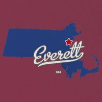 Everett Massachusetts MA Map 16oz Travel Tumbler