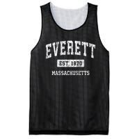 Everett Massachusetts Ma Vintage Sports Mesh Reversible Basketball Jersey Tank