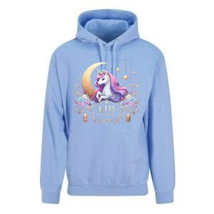 Eid Mubarak Mom Girl Eid Mubarak Unicorn Cute Unisex Surf Hoodie