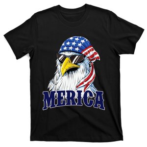 Eagle Mullet Merica Flag 4th Of July American Flag Gift T-Shirt