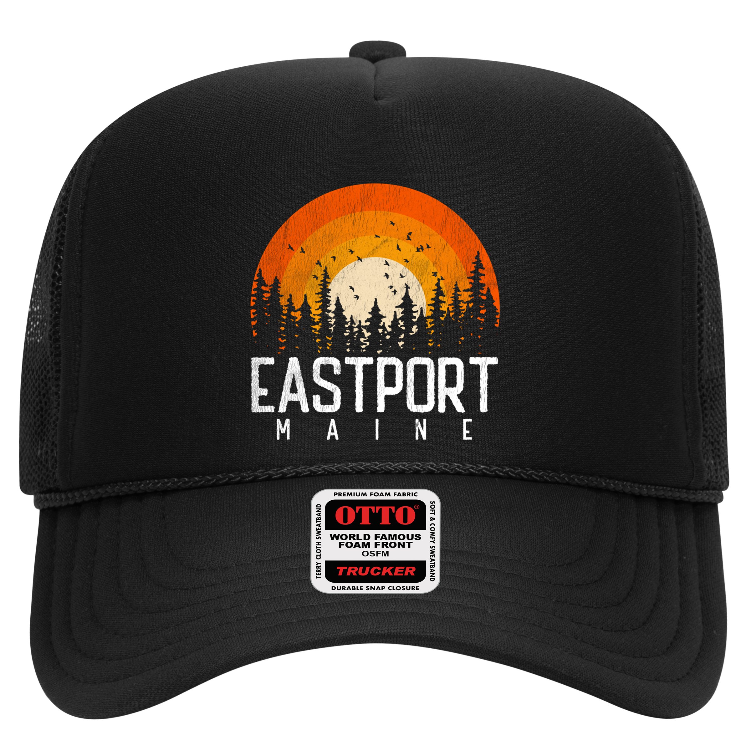 Eastport Maine Me Gift Retro Style Vintage 70s 80s 90s Gift Hat
