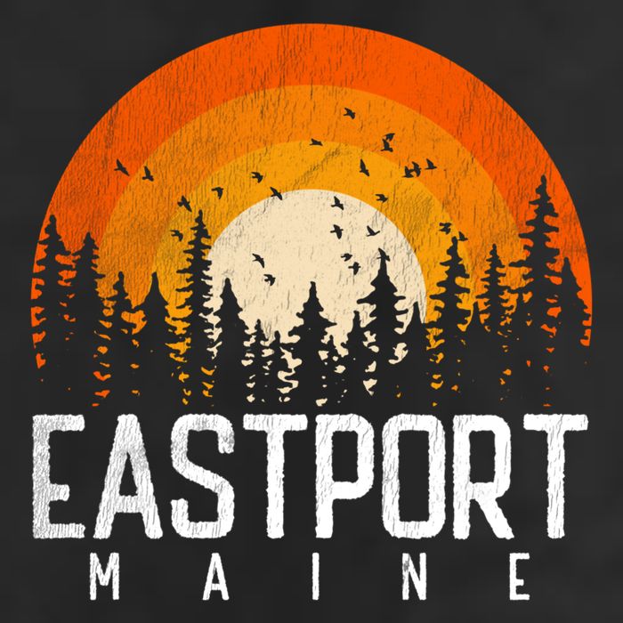 Eastport Maine Me Gift Retro Style Vintage 70s 80s 90s Gift Hat