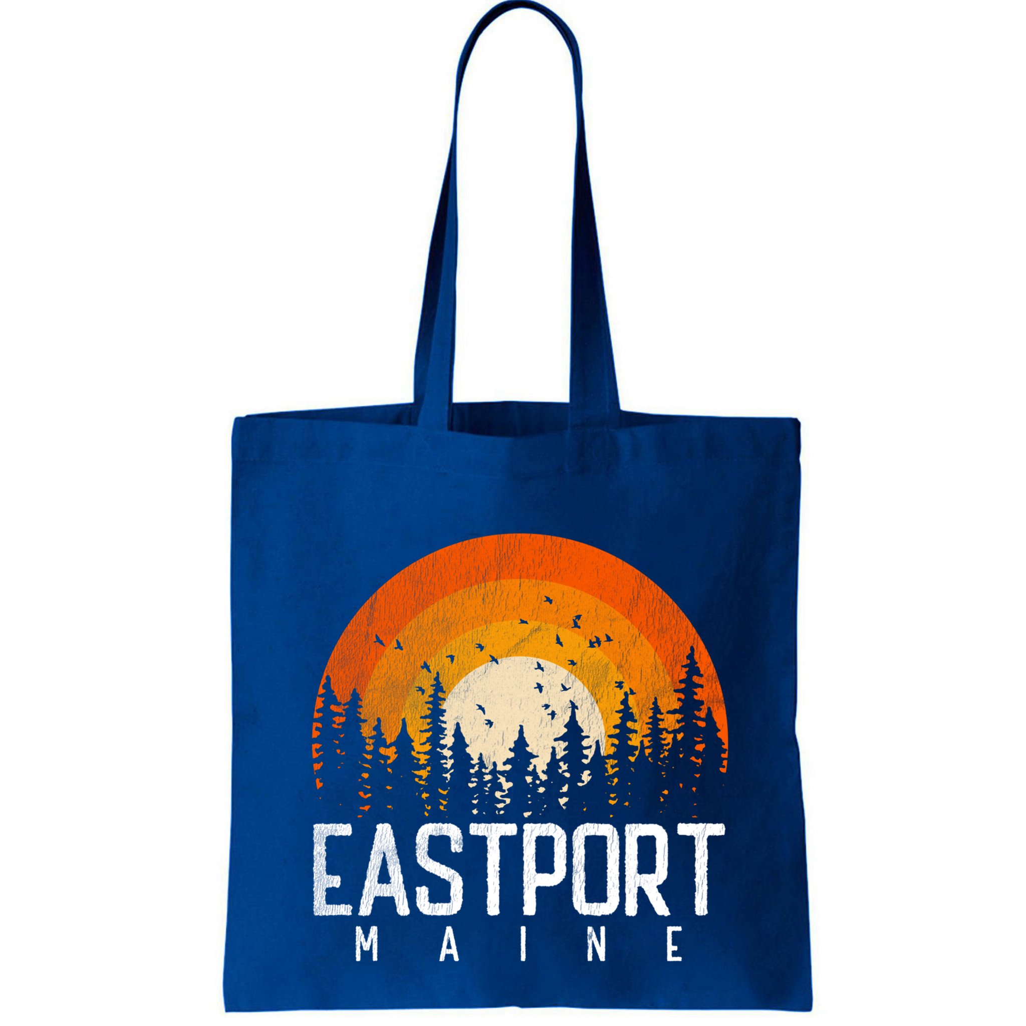 Eastport Maine Me Gift Retro Style Vintage 70s 80s 90s Gift Bag