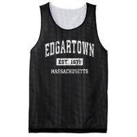 Edgartown Massachusetts Ma Vintage Sports Established Mesh Reversible Basketball Jersey Tank