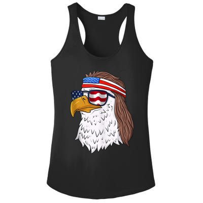 Eagle Mullet Merica 4th Of July American Flag Gift Great Gift Ladies PosiCharge Competitor Racerback Tank