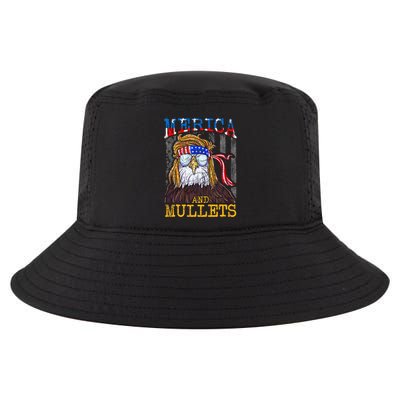 Eagle Mullet Merica Cool Comfort Performance Bucket Hat
