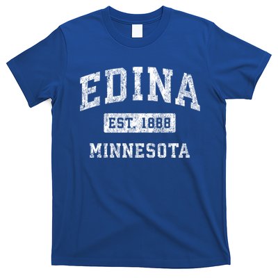 Edina Minnesota Mn Vintage Established Sports Design Gift T-Shirt
