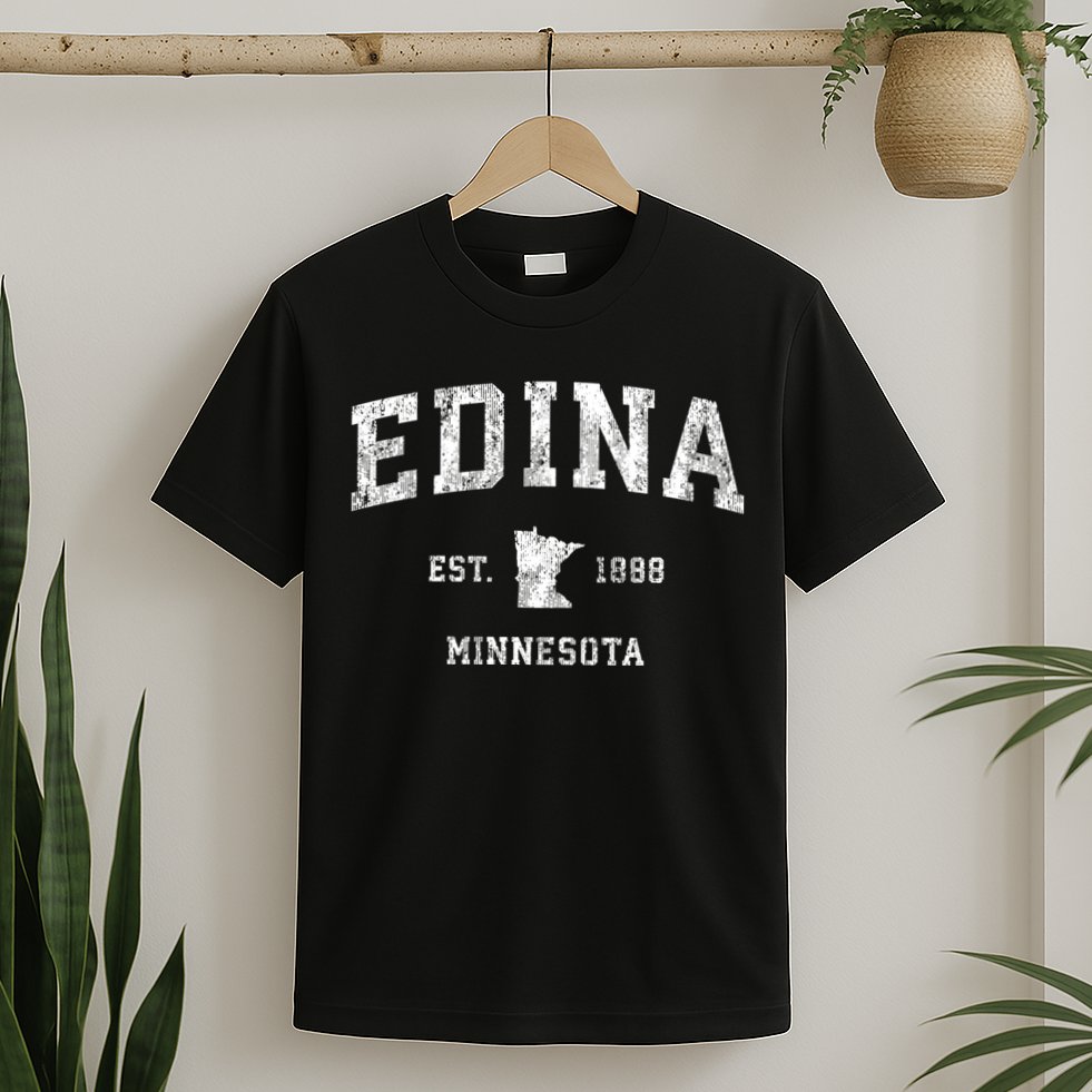 Edina Minnesota Mn Vintage Athletic Sports T-Shirt
