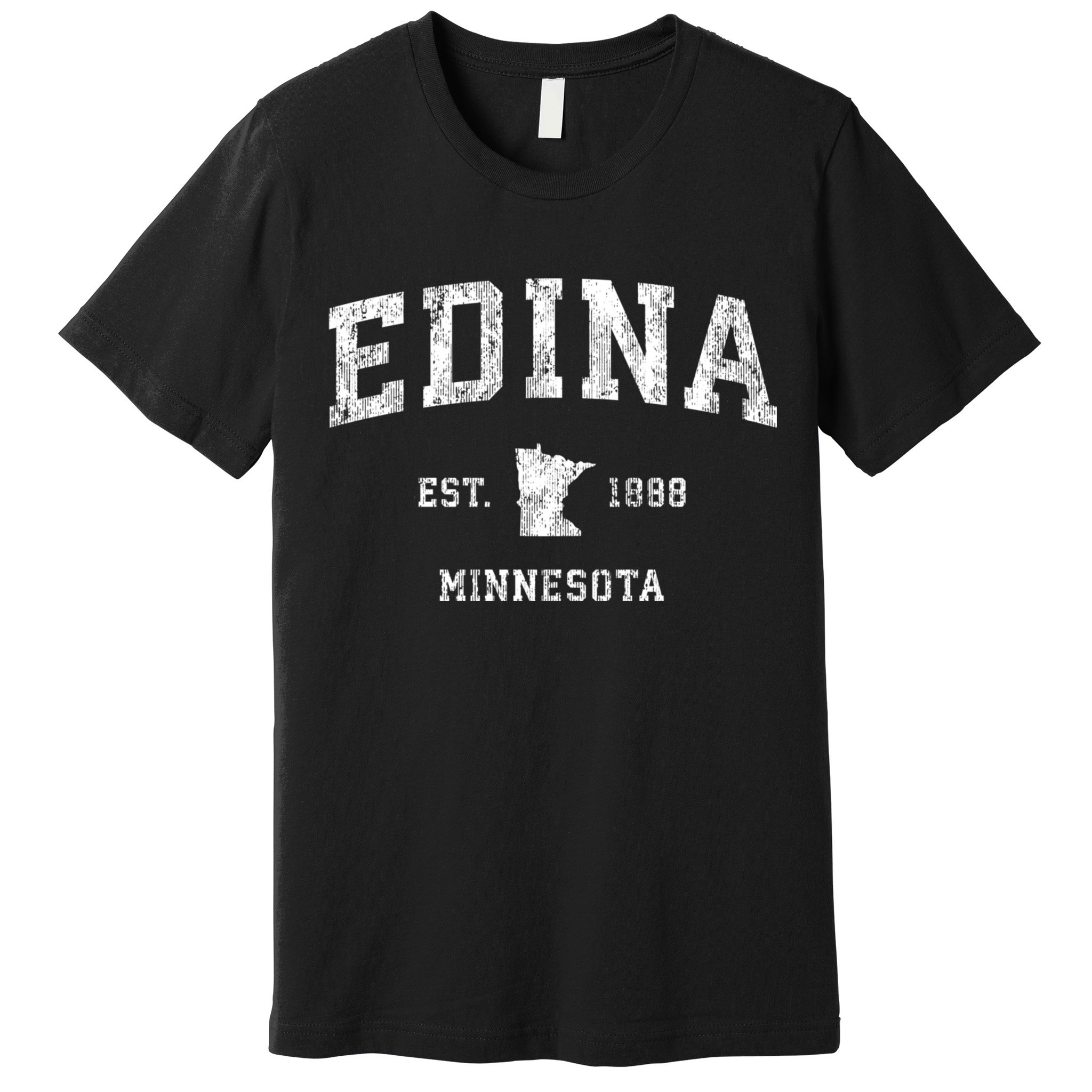 Edina Minnesota Mn Vintage Athletic Sports Premium T-Shirt