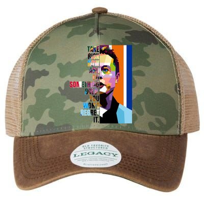 Elon Musk Motivation Quote Legacy Tie Dye Trucker Hat