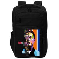 Elon Musk Motivation Quote Impact Tech Backpack