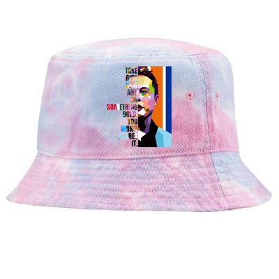 Elon Musk Motivation Quote Tie-Dyed Bucket Hat