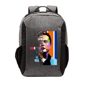 Elon Musk Motivation Quote Vector Backpack