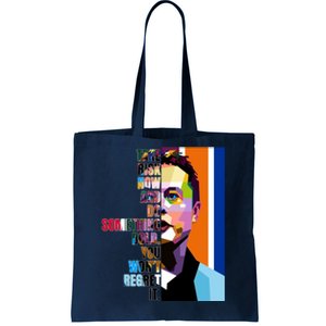 Elon Musk Motivation Quote Tote Bag