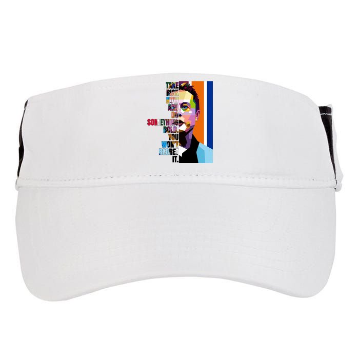 Elon Musk Motivation Quote Adult Drive Performance Visor