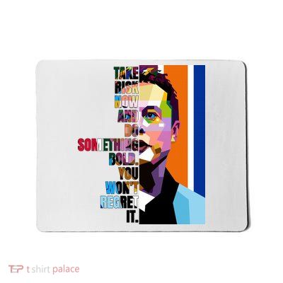 Elon Musk Motivation Quote Mousepad