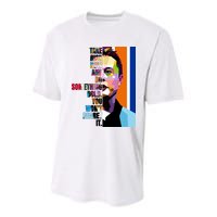 Elon Musk Motivation Quote Youth Performance Sprint T-Shirt