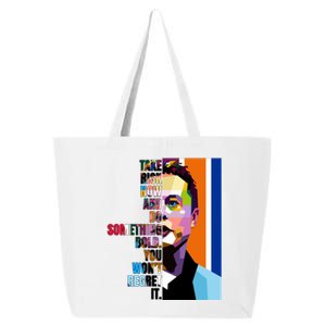 Elon Musk Motivation Quote 25L Jumbo Tote