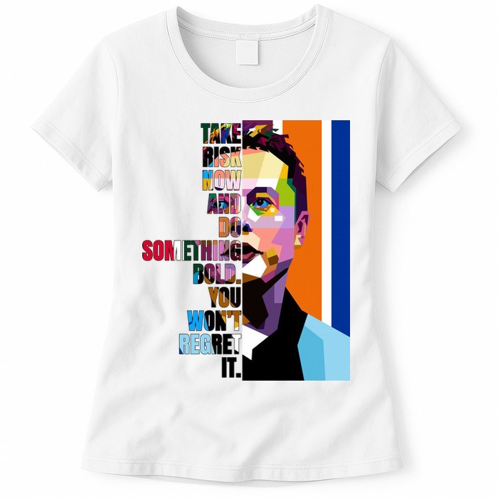Elon Musk Motivation Quote Womens T-Shirt
