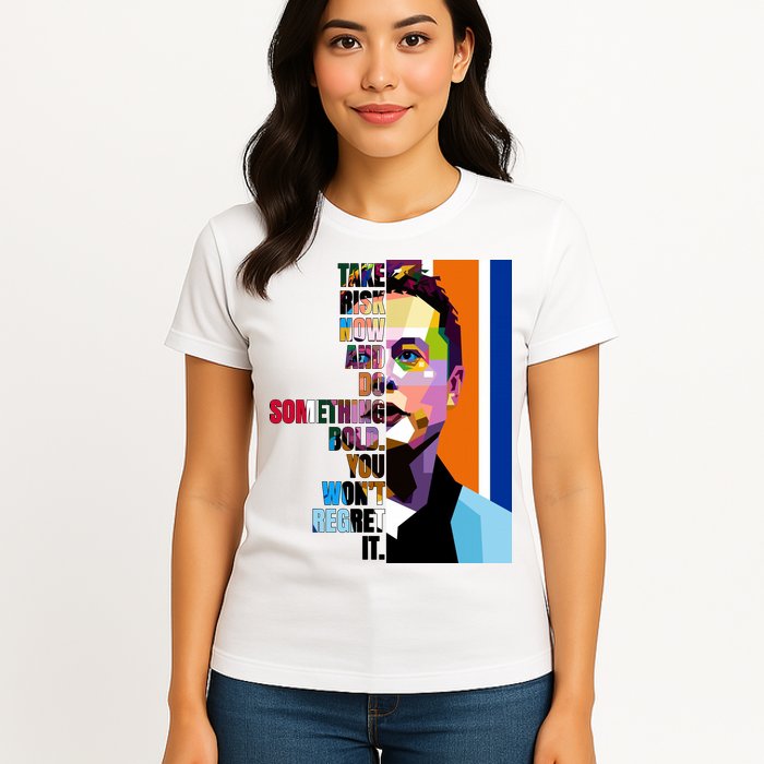 Elon Musk Motivation Quote Womens T-Shirt