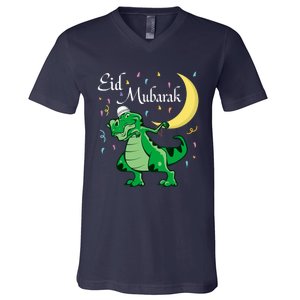 Eid Mubarak Muslim Clothing Eid Al Fitr Boy V-Neck T-Shirt