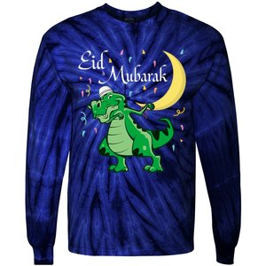 Eid Mubarak Muslim Clothing Eid Al Fitr Boy Tie-Dye Long Sleeve Shirt