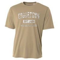 Edgartown Massachusetts Ma Vintage Established Cooling Performance Crew T-Shirt