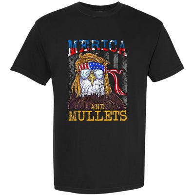 Eagle Mullet Merica Funny Redneck Merica & Mullets Garment-Dyed Heavyweight T-Shirt