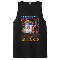 Eagle Mullet Merica Funny Redneck Merica & Mullets PosiCharge Competitor Tank