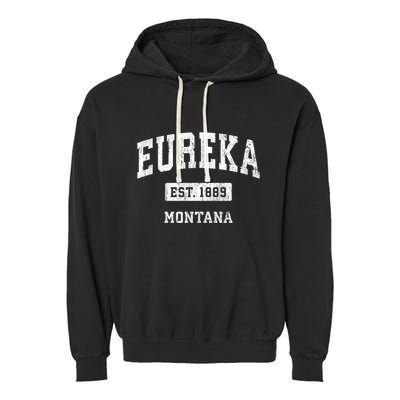 Eureka Montana Mt Vintage Sports Established Garment-Dyed Fleece Hoodie