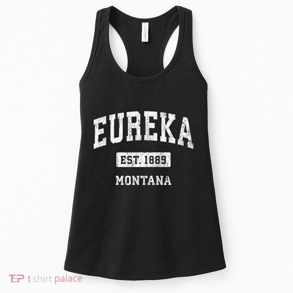 Eureka Montana Mt Vintage Sports Established Womens Tank Top