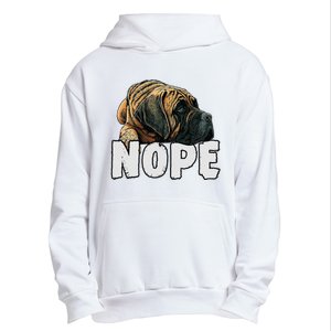 English Mastiff Nope Funny Lazy Pet Dog Cute Urban Pullover Hoodie