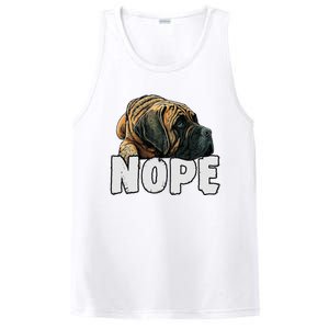 English Mastiff Nope Funny Lazy Pet Dog Cute PosiCharge Competitor Tank