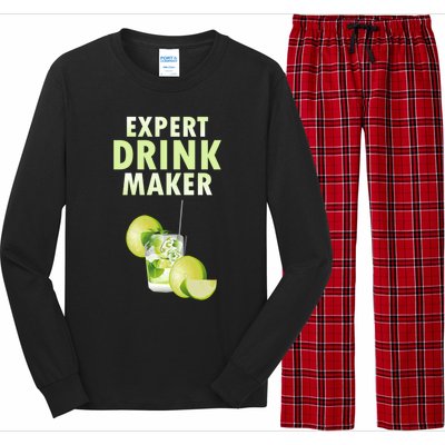 Expert Maker Nightclub Bartender Resort Mixed Gift Long Sleeve Pajama Set