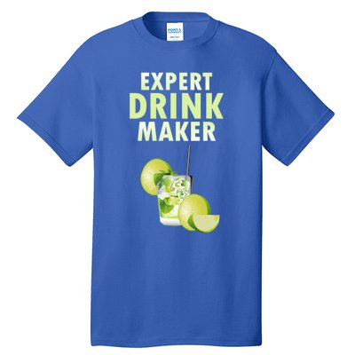 Expert Maker Nightclub Bartender Resort Mixed Gift Tall T-Shirt