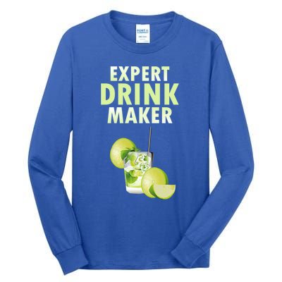 Expert Maker Nightclub Bartender Resort Mixed Gift Tall Long Sleeve T-Shirt