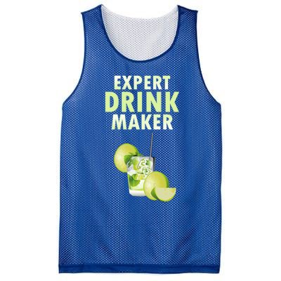 Expert Maker Nightclub Bartender Resort Mixed Gift Mesh Reversible Basketball Jersey Tank