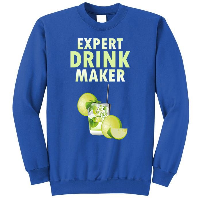 Expert Maker Nightclub Bartender Resort Mixed Gift Tall Sweatshirt