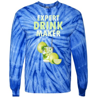 Expert Maker Nightclub Bartender Resort Mixed Gift Tie-Dye Long Sleeve Shirt